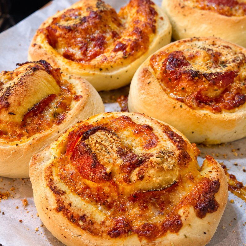 Homemade Pepperoni Pizza Rolls (Soft &&nbsp;Cheesy)
